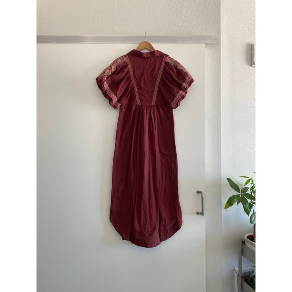 NWOT Free People Samantha Shirtdress in Double Dare Size XS - Picture 9 of 11